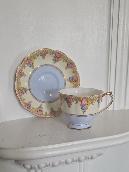 Royal Albert Other - vintage Royal Albert teacup and saucer set,  featuring the "Trellis" Pattern